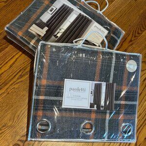 Paoletti Aviemore Plaid/Check Pattern Grommet Curtains/Drapes (RV1014)